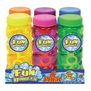  Fun Bubbles 4 oz. 6 Count (12 Pack) Toys & Games