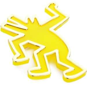  nOir Yellow Keith Haring Barking Dog Pin Jewelry