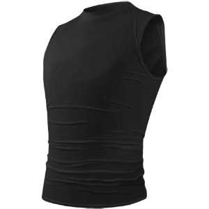   Sleeveless Tight Fit Training Shirts BLACK AS