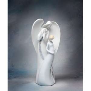  Fine Porcelain Christmas Figurine Collectible   Angel and 
