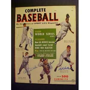Yogi Berra New York Yankees, Bob Feller Cleveland Indians, Ralph Kiner 