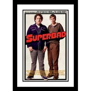  Superbad 20x26 Framed and Double Matted Movie Poster 