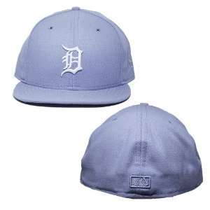 Detroit Tigers New Era 5950 Carolina Blue Fitted Cap 