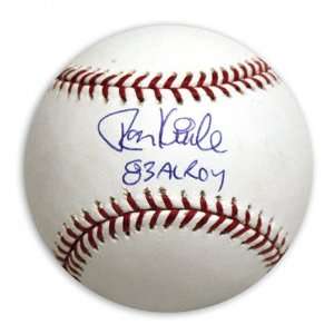  Ron Kittle Autographed Baseball  Details 83 AL ROY 