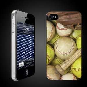 Baseball & Softball Picture iPhone Cover   CLEAR Protective Hard Case 