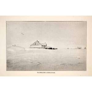  1920 Print Schoolhouse Wainwright Arctic Coast Alaska 
