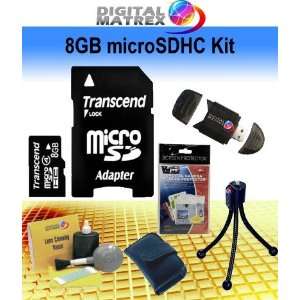Transcend 8GB microSDHC Class 6 Starter Kit. Kit Includes Transcends 