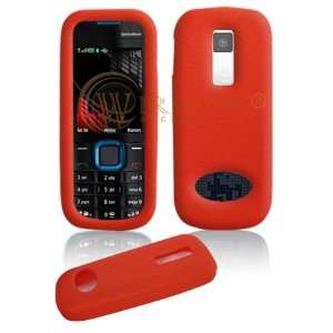  Solid Red Silicone Skin Cover Case Cell Phone Protector 