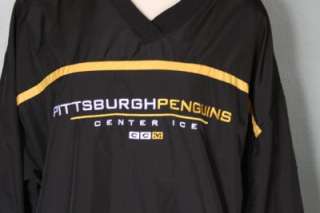   Pittsburgh Penguins windbreaker Jacket men L coat NHL hockey pullover