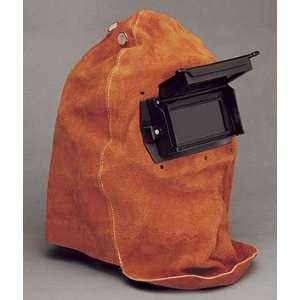  Leather Welding Hood and Ratchet Headgear with a 2 x 41 