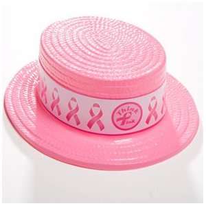  Breast Cancer Awareness Pink Skimmer Hat Toys & Games