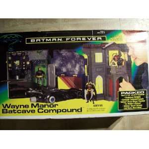  Batman Forever Wayne Manor Batcave Compound Playset Toys & Games