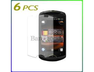 6x Clear Screen Guard Protector Film For Sony Ericsson Live with 