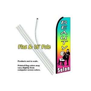  Beauty Salon (Rainbow) Feather Banner Flag Kit (Flag 