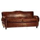 Abcott 3 Seater Distressed Aged Leather Sofa items in The European 