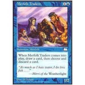    Magic the Gathering   Merfolk Traders   Weatherlight Toys & Games