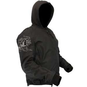 Speed And Strength Off The Chain Textile Motorcycle Jacket Hoody Black