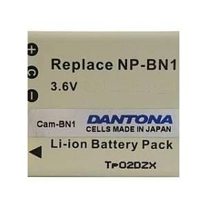    Dantona 3.6V/630mAh Li ion Battery for Sony NP BN1 Electronics