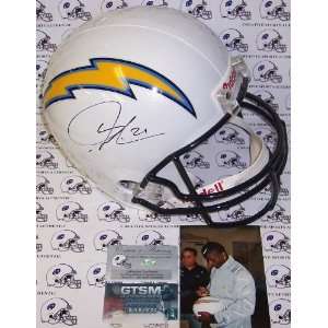  LaDainian Tomlinson Autographed Helmet   Fs Proline 