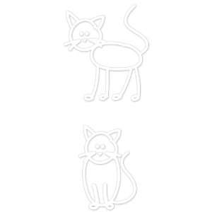  Me & My Peeps Family Auto Decal 3x4.25 Cats Arts 