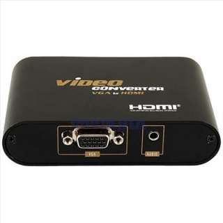   PC DVD VGA+3.5mm Audio to HDTV HDMI 1080p AV Converter Adapter  