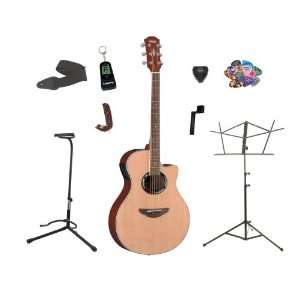   Electric Guitar, Natural, with Bonus LEGACY Brand 30 PC Accessory Kit