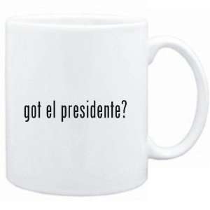  Mug White GOT El Presidente ? Drinks