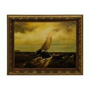  Art Reproduction Oil Painting   Fishing Boats on Bay of 