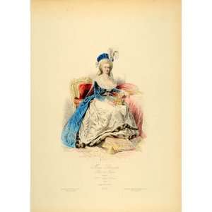  1870 Queen Marie Antoinette France Dress Vigee Le Brun 