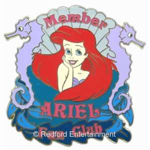  Disney Pins Ariel Fan Club Toys & Games