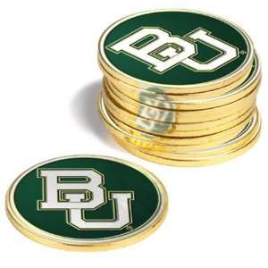 Baylor University Bears BU NCAA 12 Pack Collegiate Ball Markers