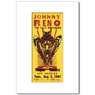 JOHNNY RENO   Los Angeles 1997   Matted Mini Poster  