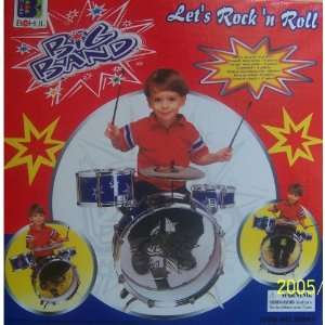   New Child Kid Toy Kids Big Band Drum Set Toy Drum Red Toys & Games