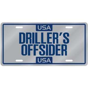  New  Usa Drillers Offsider  License Plate Occupations 