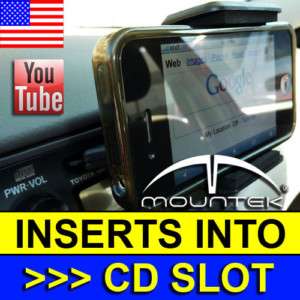 NEW MOUNTEK Car Mount iPhone 4 4G 3GS CD Dock Holder  