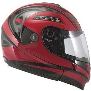  KBC FFR Modular Cruz Helmet   2X Small/Black/Red 