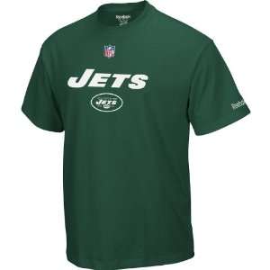 Reebok New York Jets Sideline Authentic Short Sleeve T Shirt Medium 