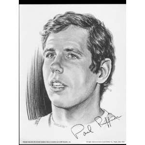  1974 Paul Ruffner Buffalo Braves Lithograph Sports 