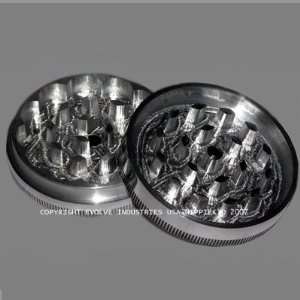 Herb Grinder 2 Aluminum  magnetic  cnc machined  2 piece  offered by 