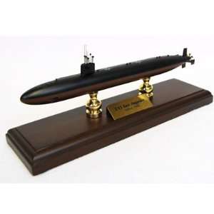   Los Angeles Class Submarine Desktop Wood Model Submarine Toys & Games