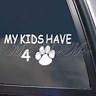 My Zombie Family Cat Dog Baby Humour Car Sticker Decal  