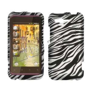 HTC Rhyme / Bliss ADR6330 ADR 6330 Black and White Zebra Animal Skin 