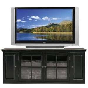  Hand Rubbed Black 62 Wide Plasma TV Stand