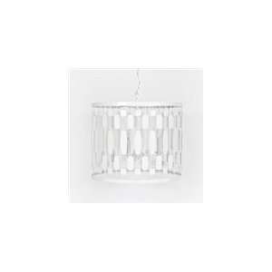  Leona White Pendant Chandelier by Worlds Away LEONA WH 