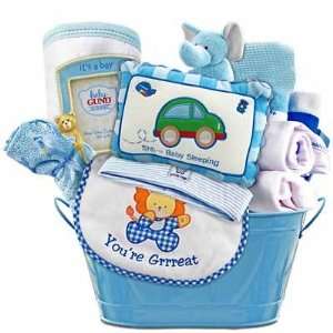  Welcome Home Baby Boy Gift Basket