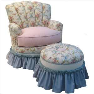 Angel Song 201421108 Adult Princess Glider Rocker in English Bouquet