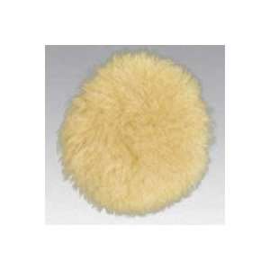 90081 5 (127 mm) Dia. Polishing Pad, Natural Sheepskin Wool [PRICE is 