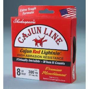  Cajun Line Cajun Red Lightnin Fishing Line Sports 