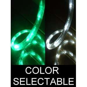  Selectable Rope Lights; emerald green and pure white LED Rope Light 