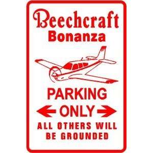  BEECHCRAFT PARKING ONLY pilot street sign